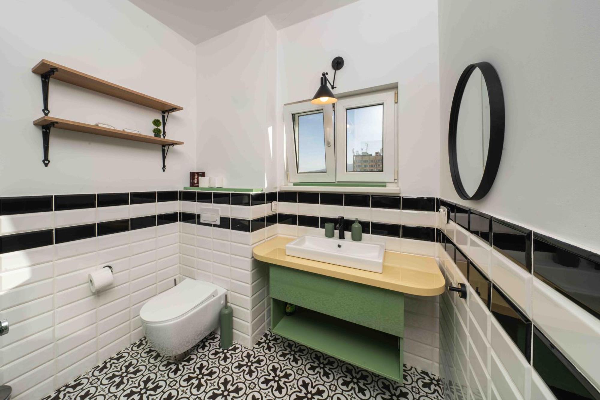 Heart Of The City Center Lux Apartment With View Sofia Buitenkant foto