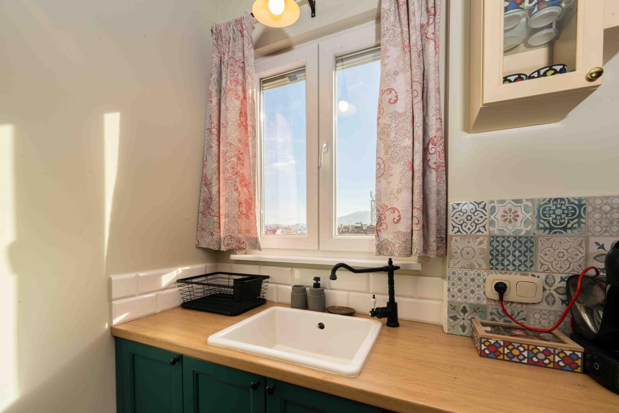 Heart Of The City Center Lux Apartment With View Sofia Buitenkant foto